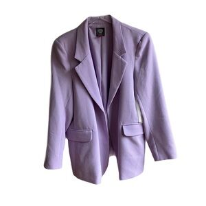 Vince Camuto Parisian Crepe Blazer Size 16 Wisteria Open Front Office Jacket NWT